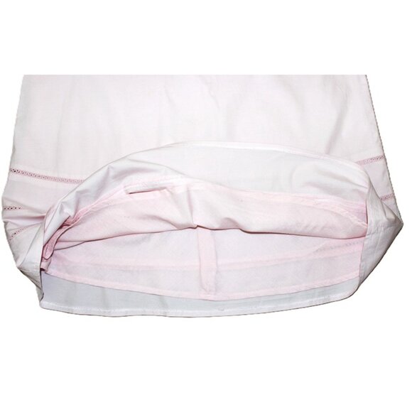 SUSY SHIER Knee-Length Cotton A-Line Skirt in Pastel Pink - Size 13/14 - Picture 7 of 9